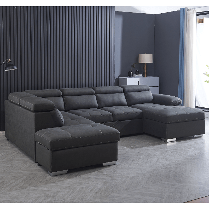 Lumiour Sofa Lounge Suite with Ottoman