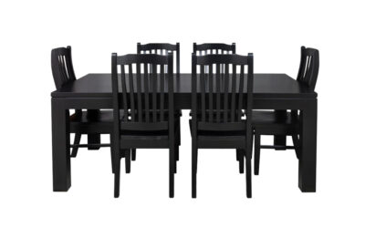 Black Pine Dining Suite_6 Seater